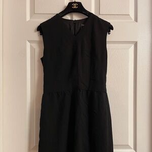 Authentic Chanel Midi Dress Black Dress Modern "Little Black Dress" Sz XS/S